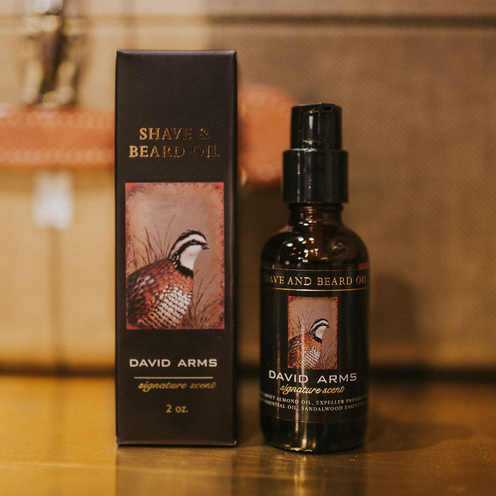 David Arms Shave & Beard Oil - Signature Scent