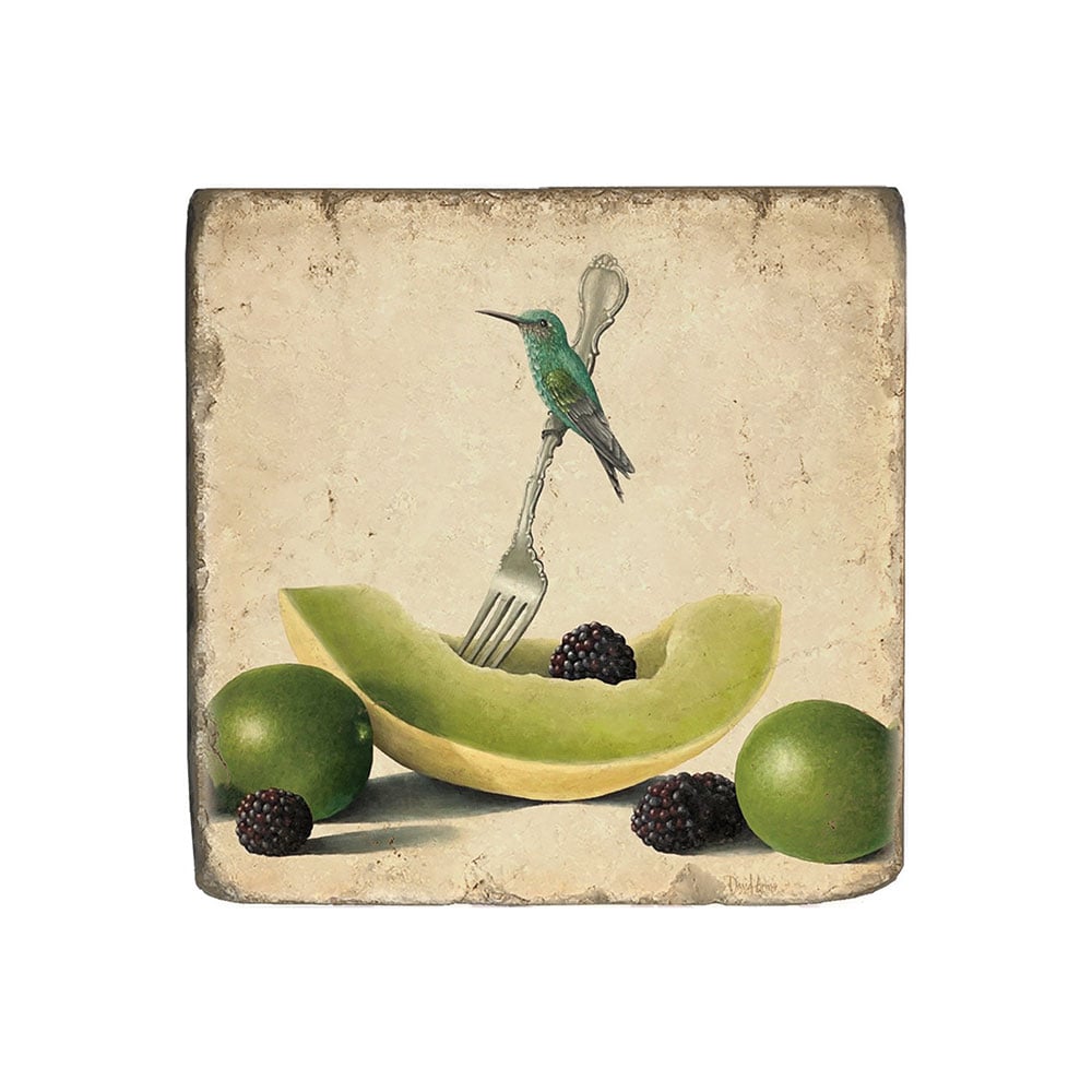 "Stillness of Summer" Marble Coaster