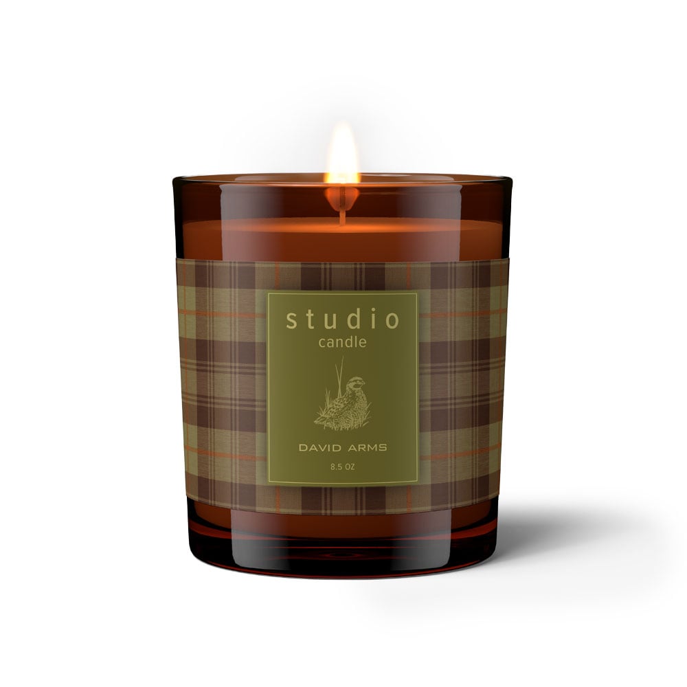 “Studio” Candle in Amber Glass