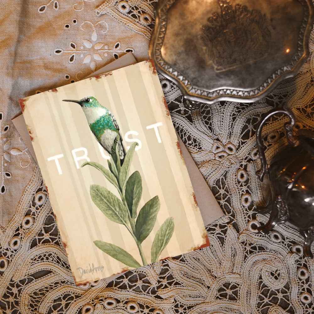 “Trust” (Sage) Notecards