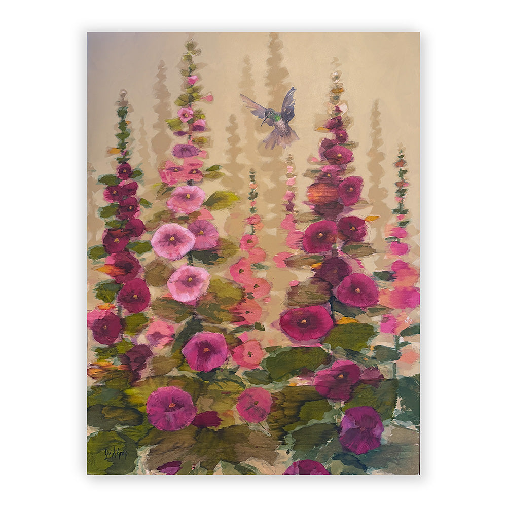 Hollyhocks • 30x40