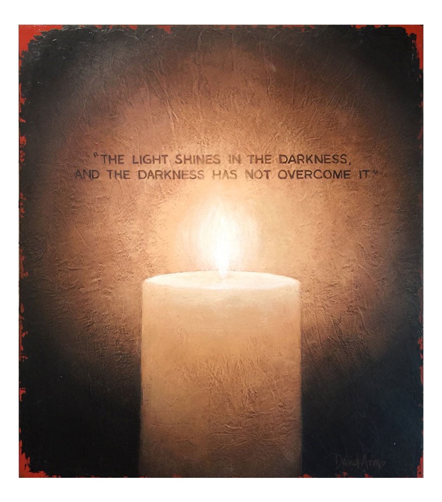 Light Shines in the Darkness • 15x17