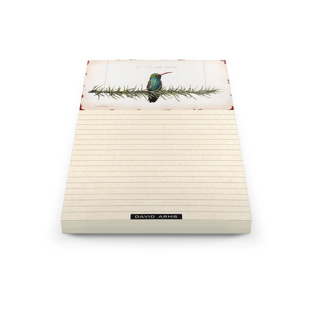 "Be Still And Know" (Rosemary) Notepad