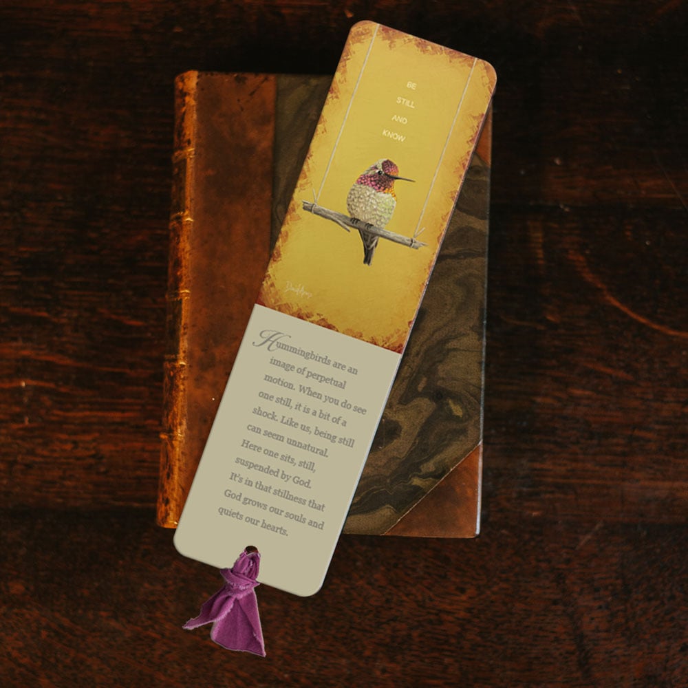 “Be Still And Know” (Yellow) Bookmark