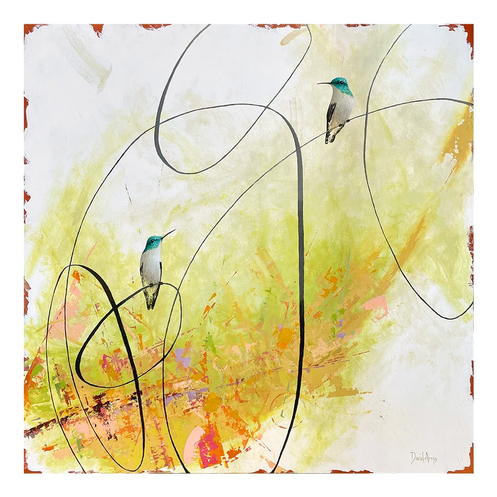 Beautiful Chaos of Spring • 36x36