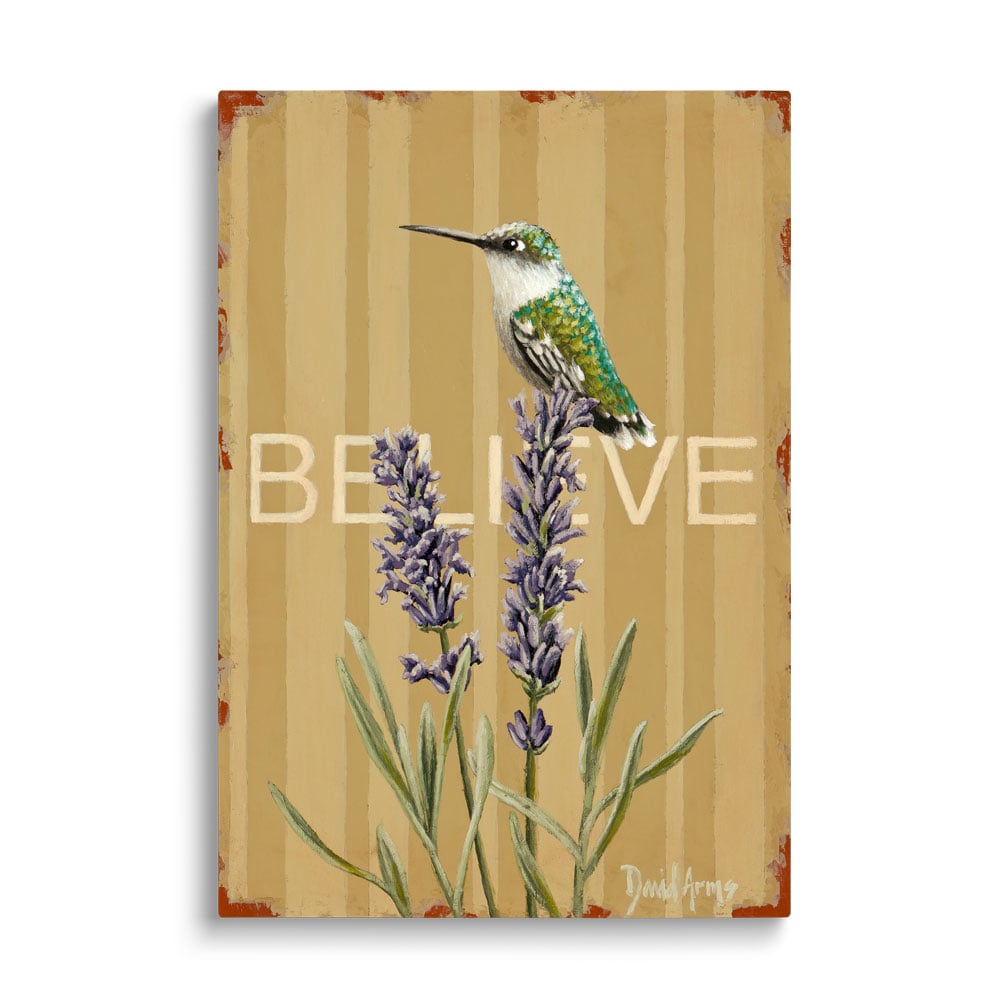 "Believe" (Lavender) Giclée