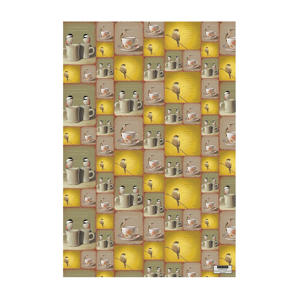 “Birds” Wrapping Paper Sheet