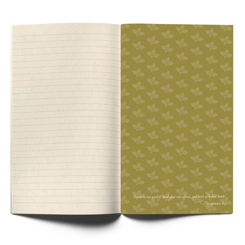 “Comfort & Joy” Softcover Notebook