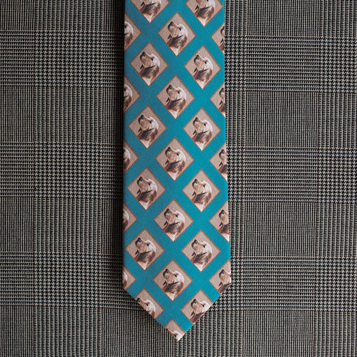 Dog Necktie (Blue)