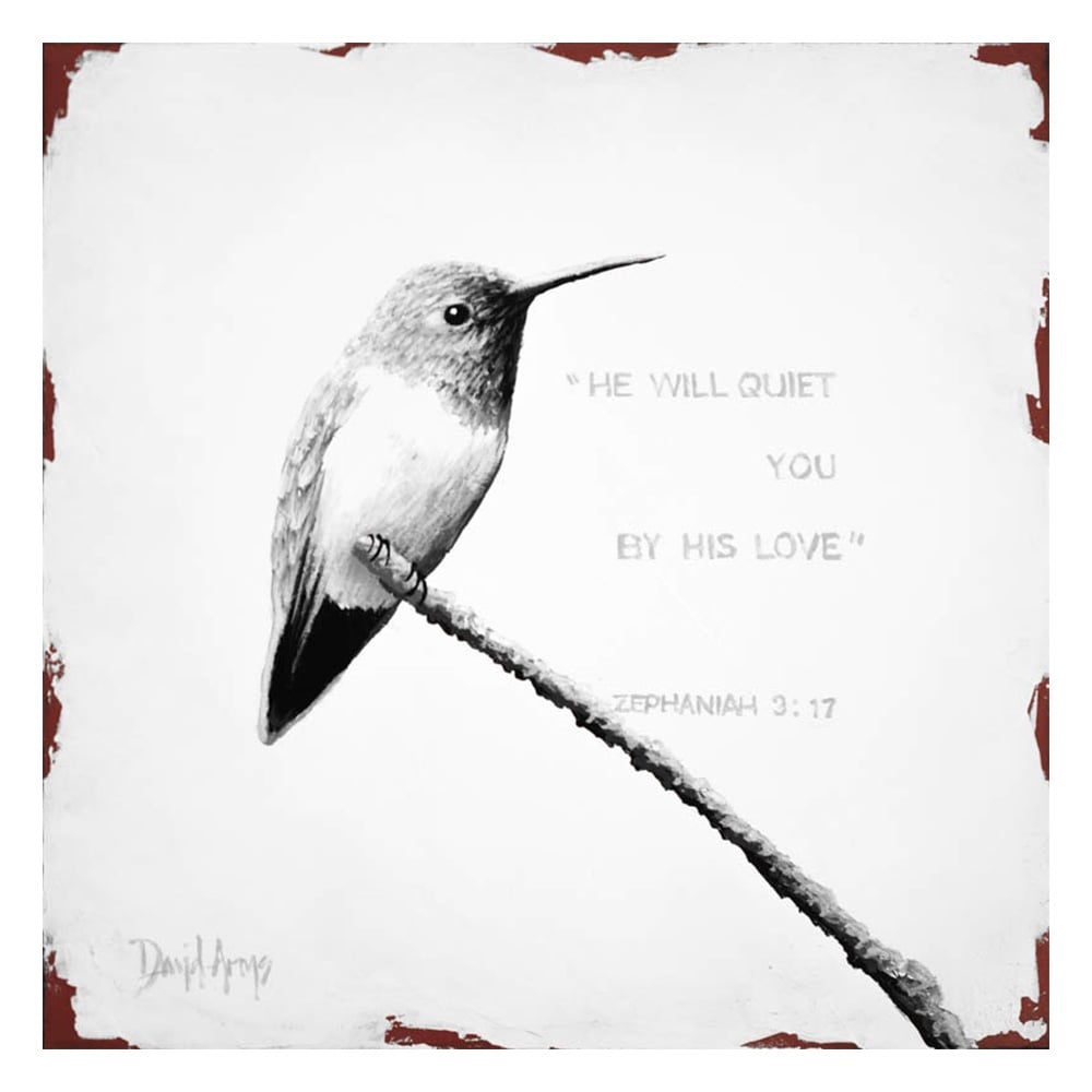 He Will Quiet You • 11x11