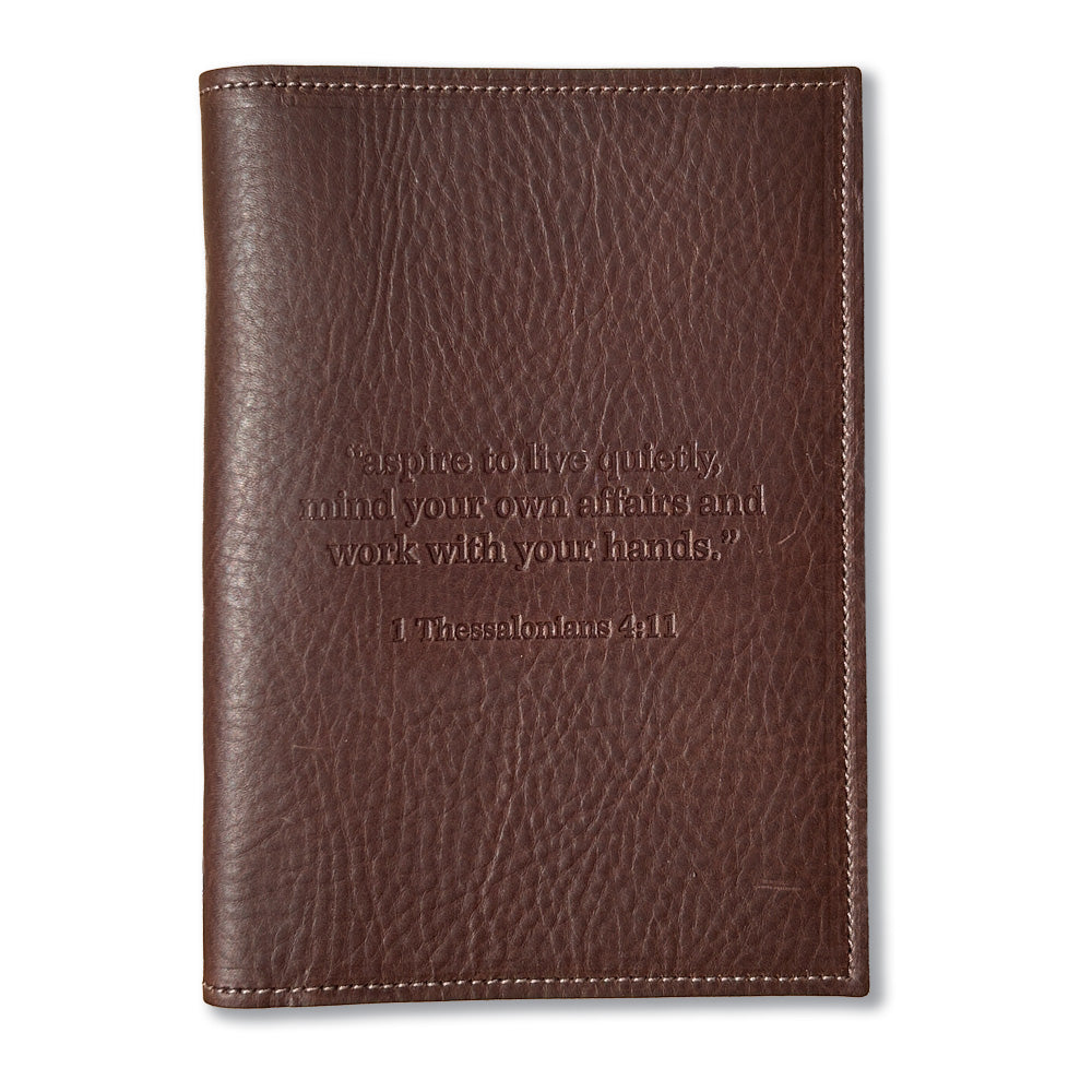 “Aspire” Handmade Leather Journal