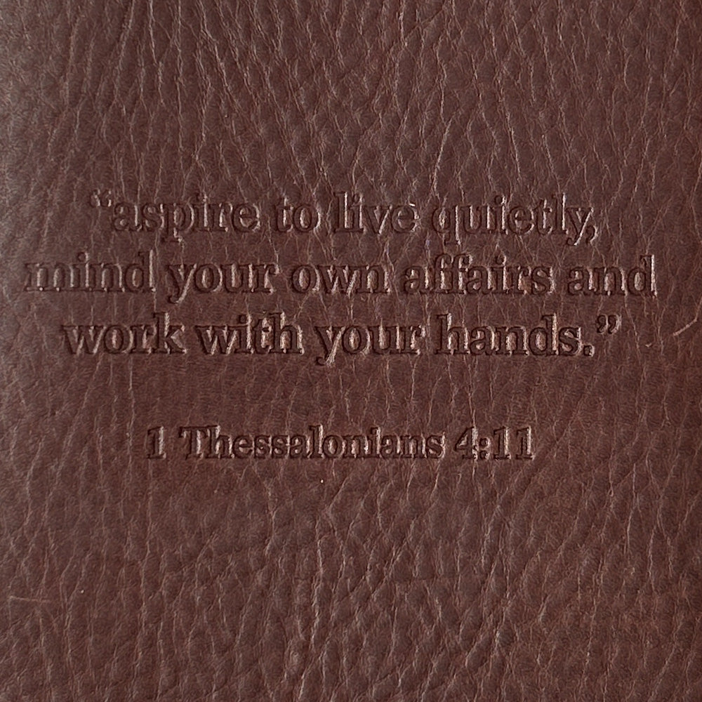 “Aspire” Handmade Leather Journal