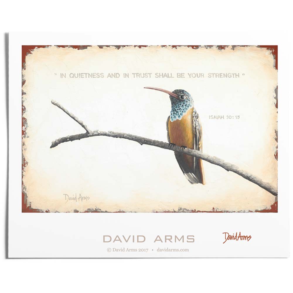 “In Quietness” Art Print