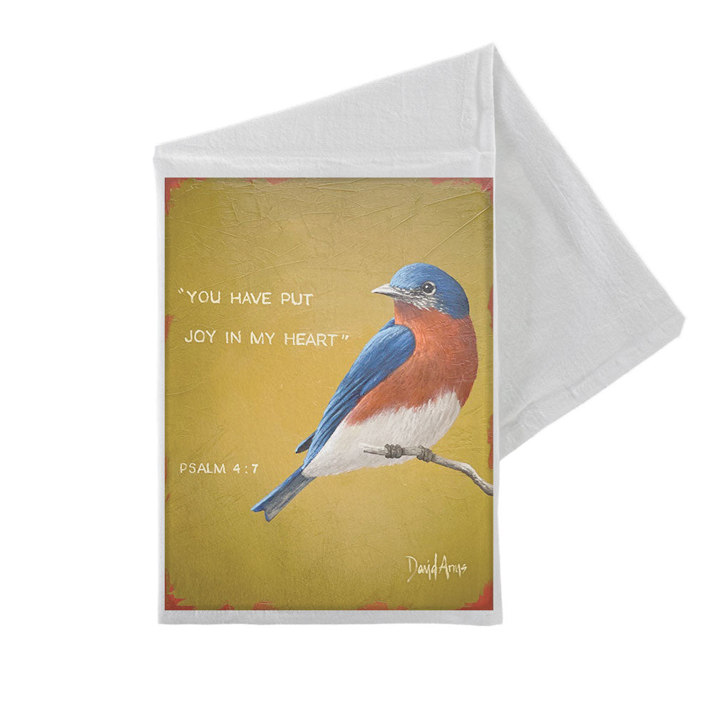 “Joy In My Heart” Flour Sack Tea Towel