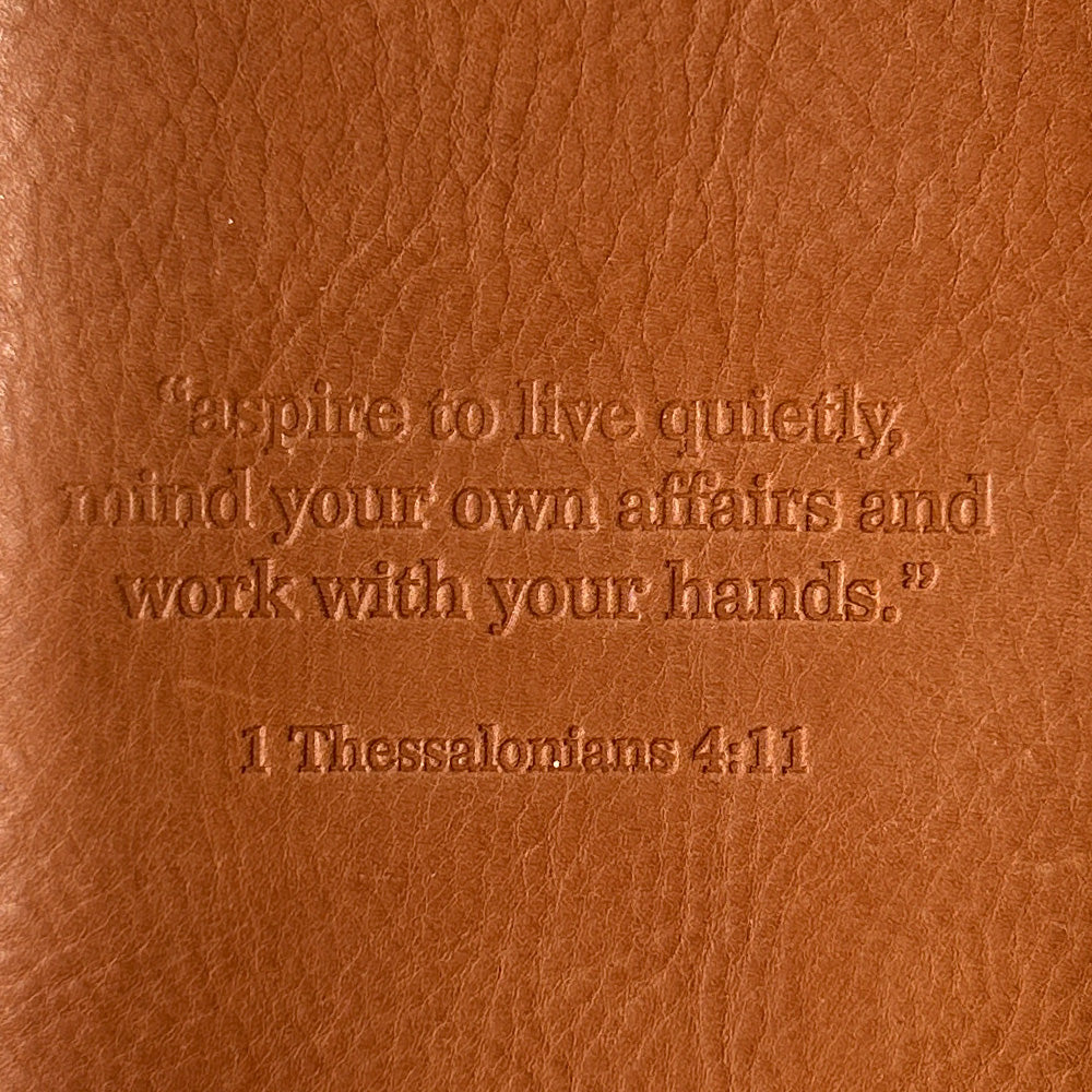 “Aspire” Handmade Leather Journal