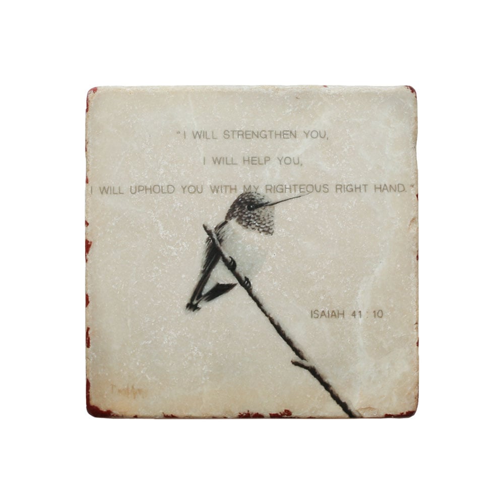 “Strengthen” Marble Coaster