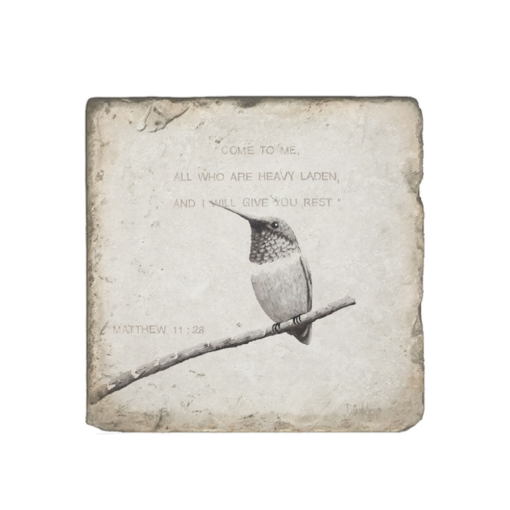 “Rest” Marble Coaster