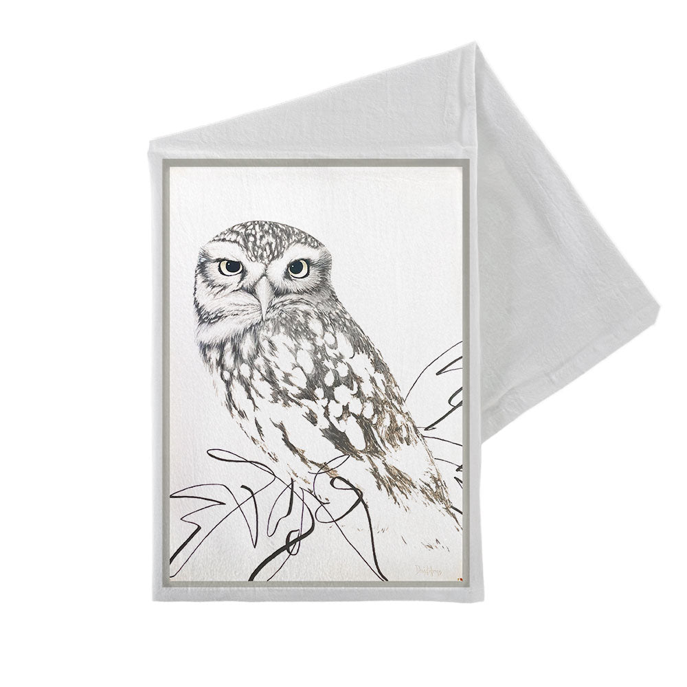“Pensive” Flour Sack Tea Towel