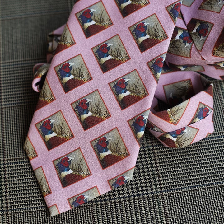Pheasant Necktie (Lavender)