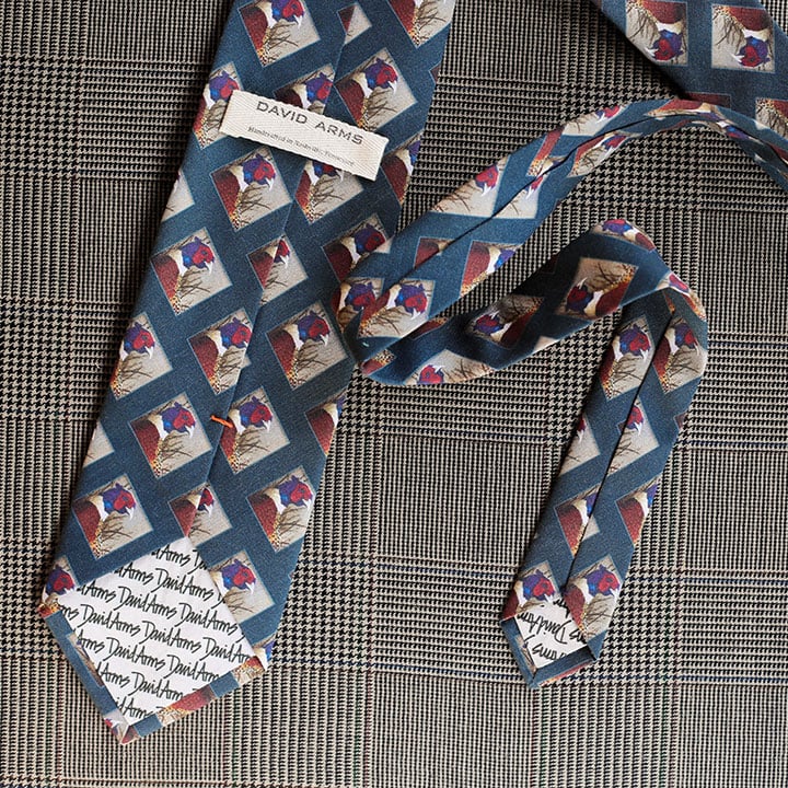 Pheasant Necktie (Teal)