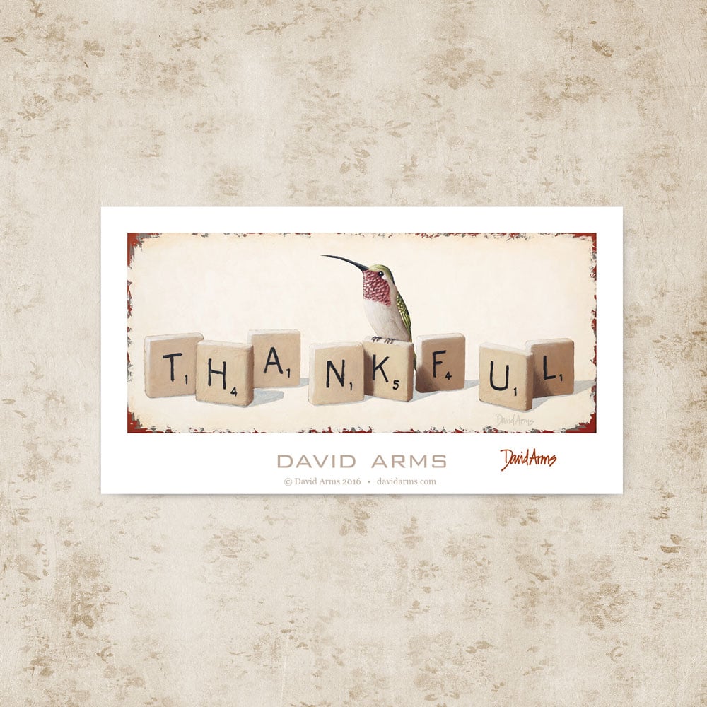 “Thankful” Art Print
